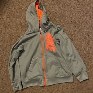 Boys Nike Zip up Hoodie, Size 7